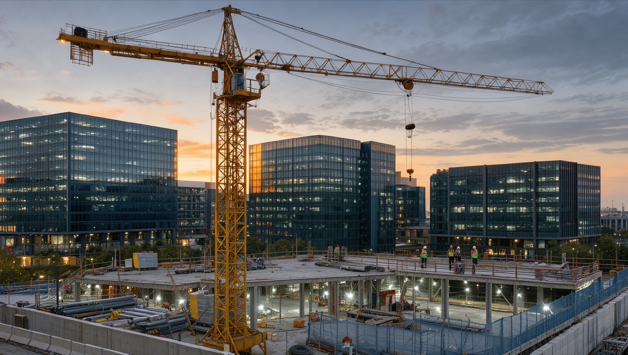 Żurawie wieżowe wynajem Warszawa