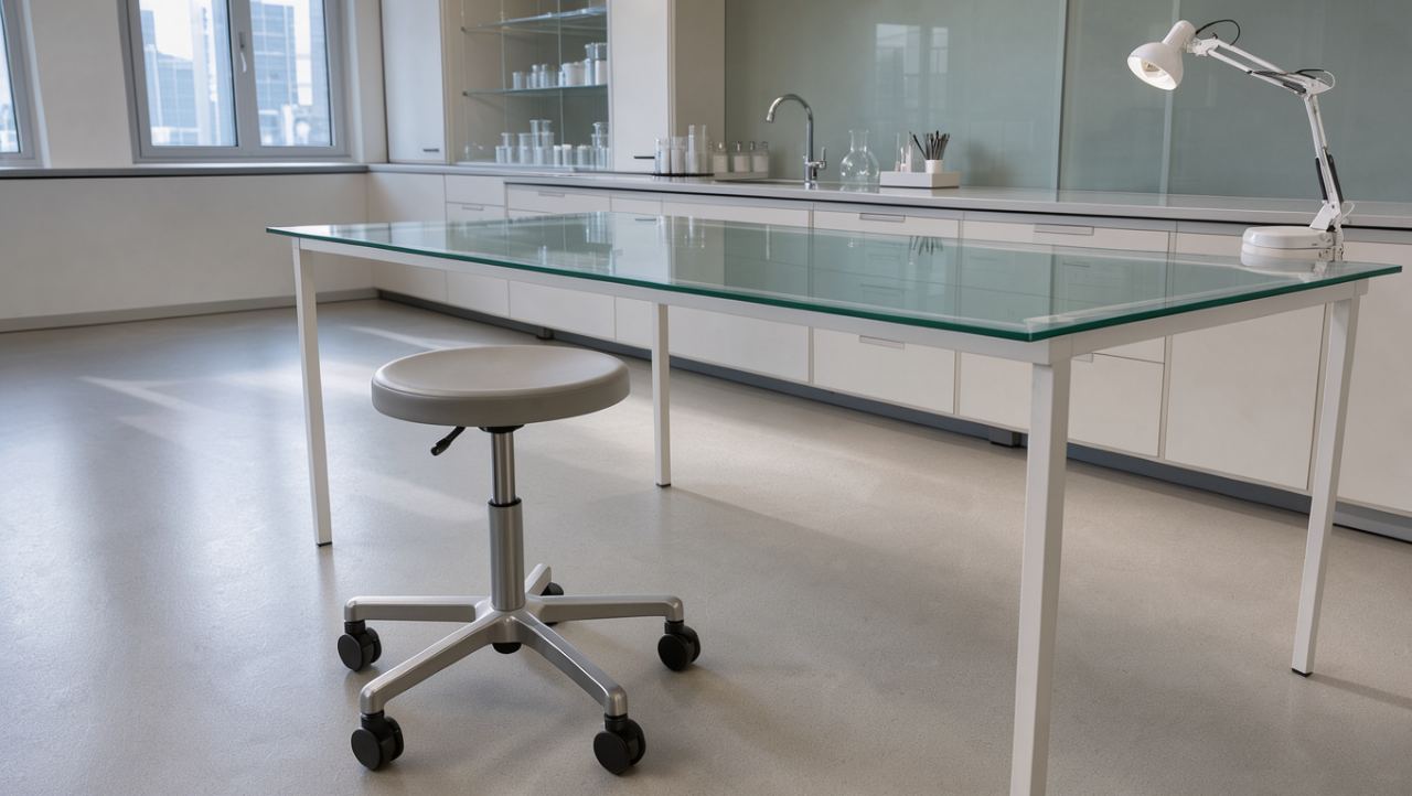 Jak wybrać taboret laboratoryjny na kółkach
